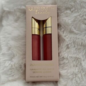 Jules Smith Beauty Power Gloss Duo -Namaste All Day & Serene Queen NIB Full Size